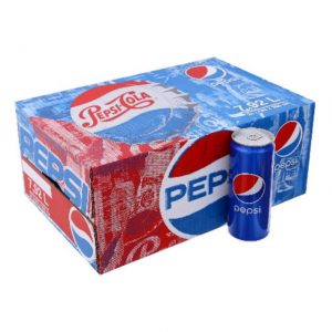Pepsi soft drink Can